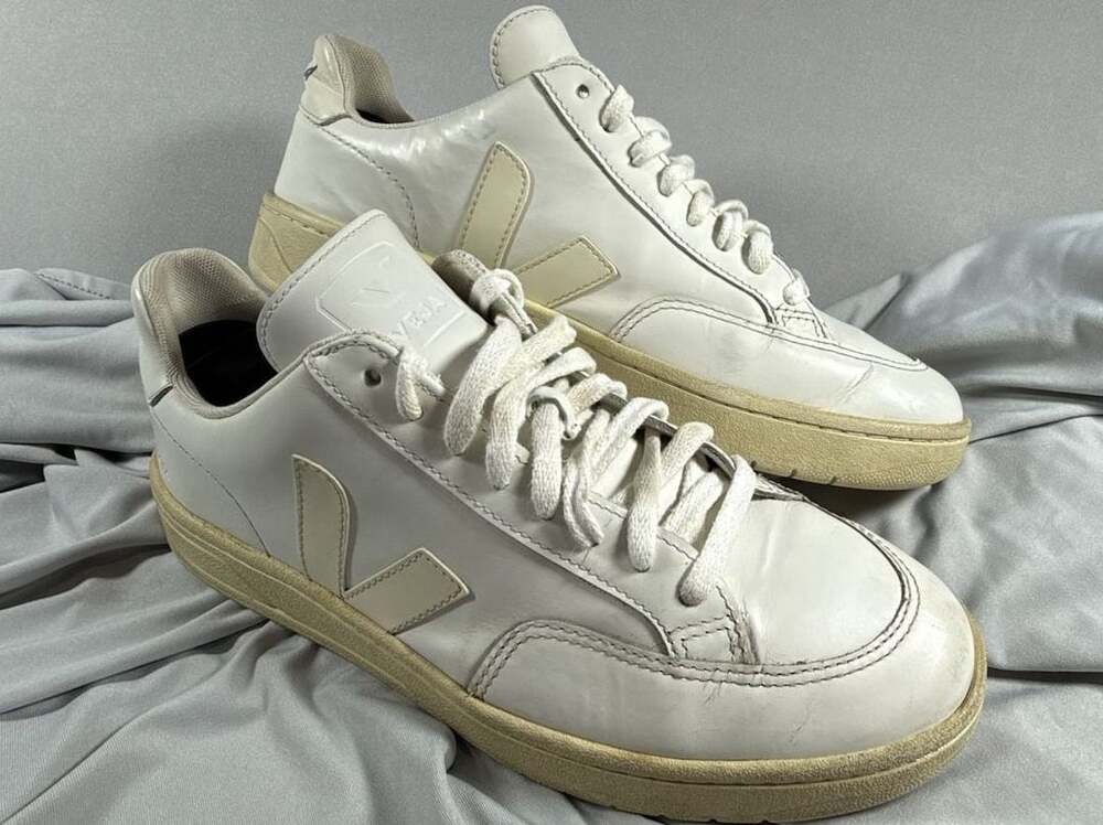 Veja Campo Extra White Sable Leather Sneakers Shoes Size 40 EUR